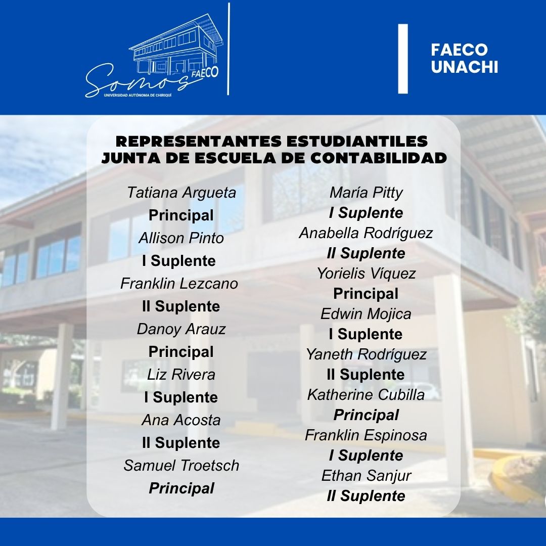 Imagen de la Junta de Escuela de Contabilidad