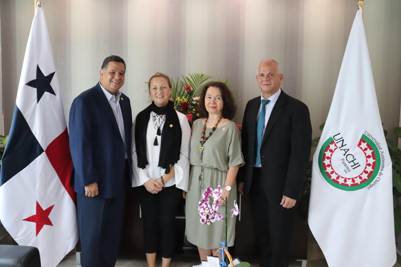 UNACHI recibe a la directora regional para México, Centroamérica y el Caribe del Servicio Alemán de Intercambio Académico (DAAD).